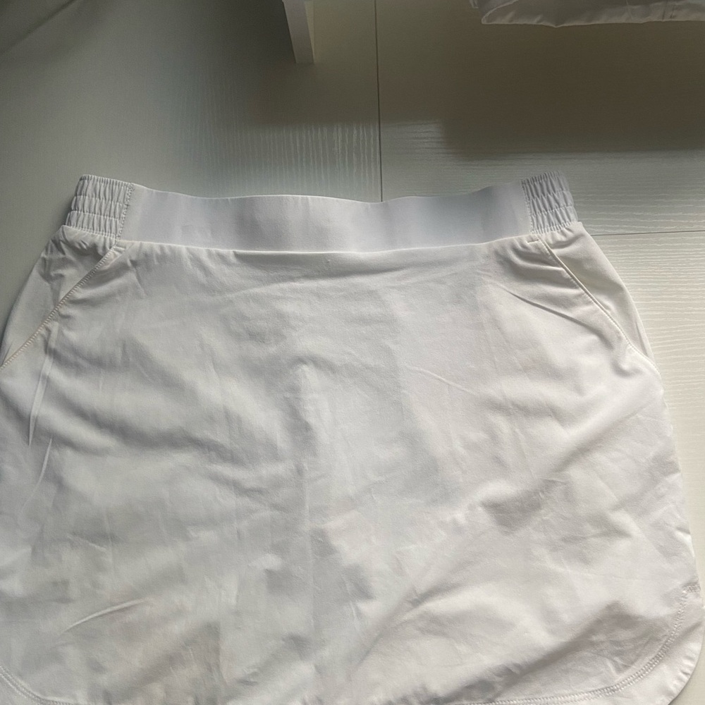 Alphalete White Athletic Skirt